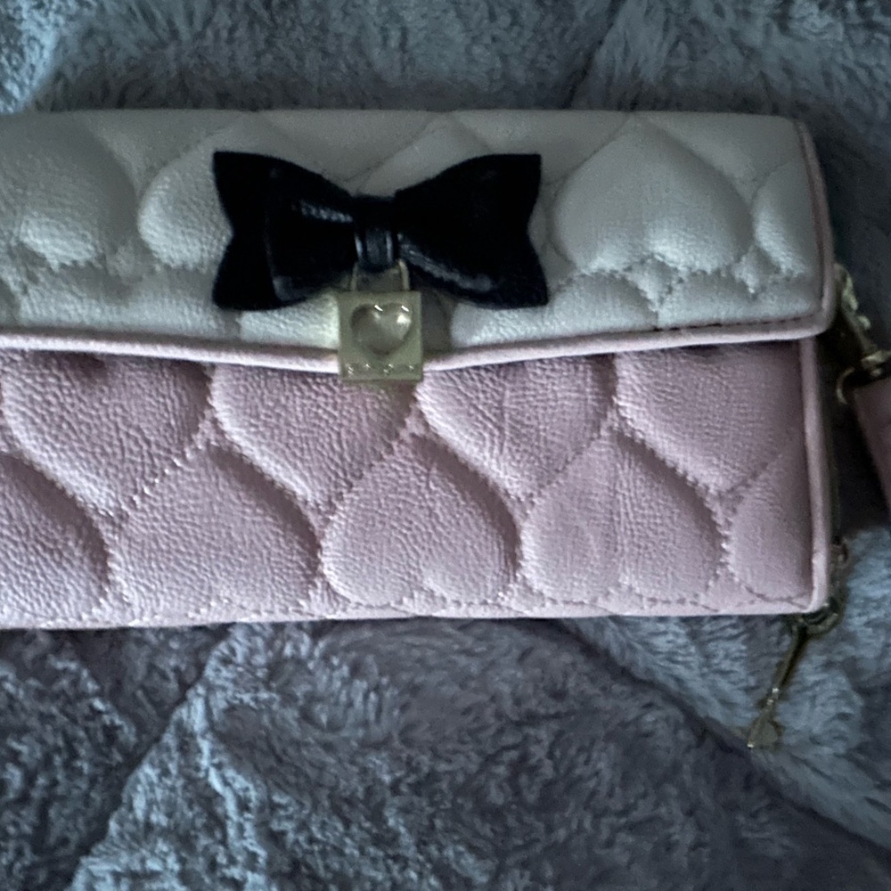 Betsey Johnson Quilted Wristlet Wallet
